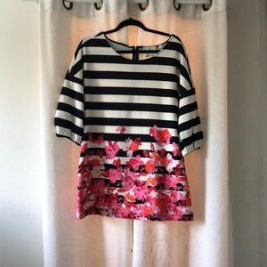 Anthropologie Baby Doll dress with sleeves